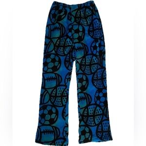 NWT Fuzzies By Confetti Sports Boys Plush Pajama Pants Size 10/12